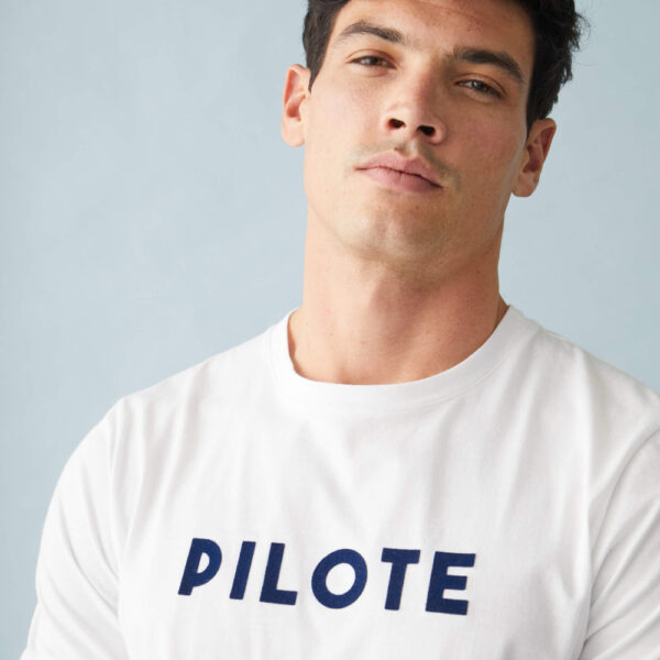 tshirt coton mixte pilote le slip francais