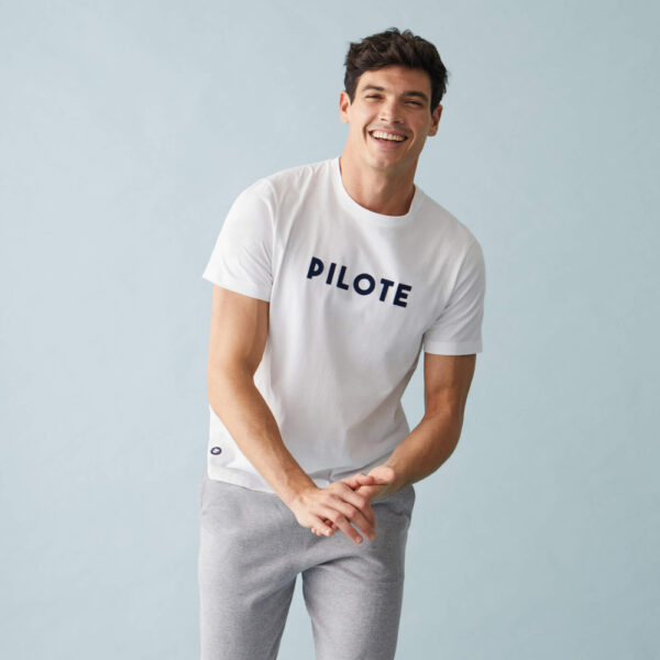 Le duo de t-shirt mixte Pilote – Copilote