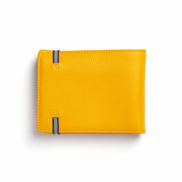 Portefeuille en cuir – Jaune