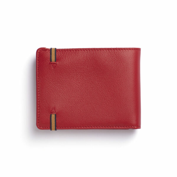 Portefeuille en cuir – Rouge