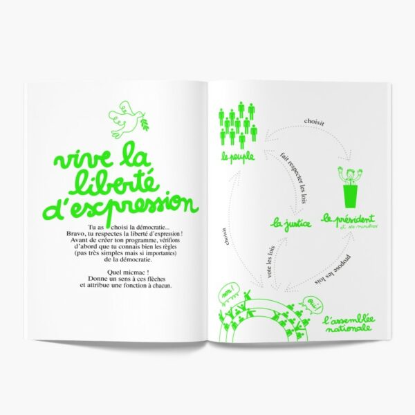 cahier activités ah si j'étais président minus éditions