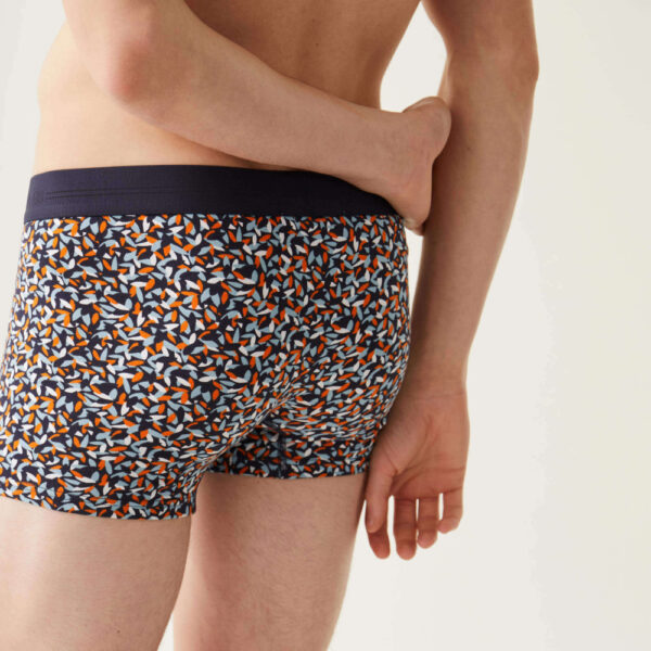 Boxer en coton bio Marius Gavotte aquatique – Le Slip Français