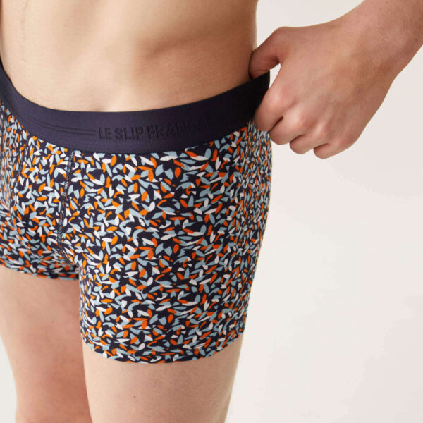 Boxer en coton bio Marius Gavotte aquatique – Le Slip Français