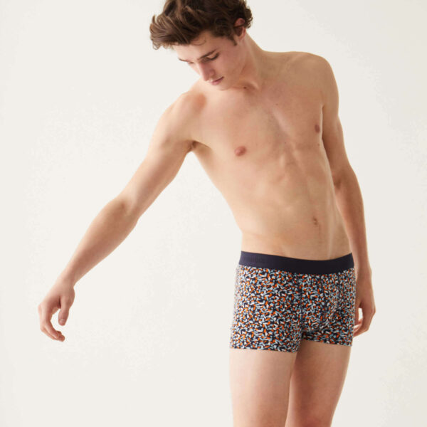 Boxer en coton bio Marius Gavotte aquatique – Le Slip Français