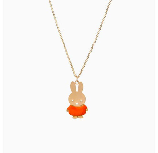 Collier Miffy Orange – Titlee x Miffy