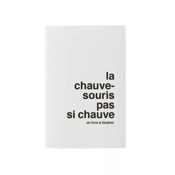 Carnet à illustrer La chauve-souris pas si chauve