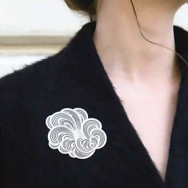 Grande broche aimantée Mist – Tout Simplement