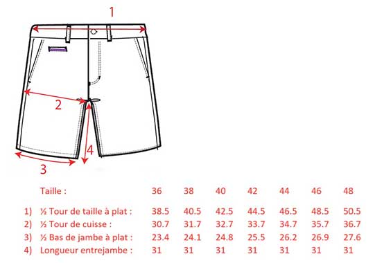 bermuda en coton bio carlo made in france la gentle factory