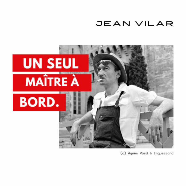 Jean Vilar, créateur du Festival d'Avignon