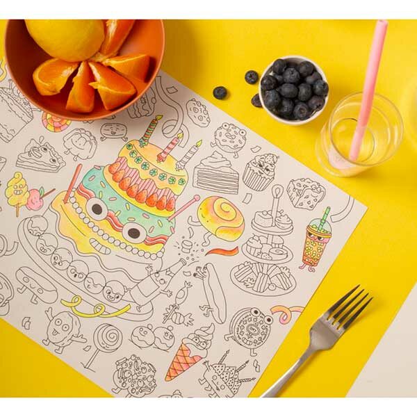 Sets de table à colorier Bon appétit – OMY