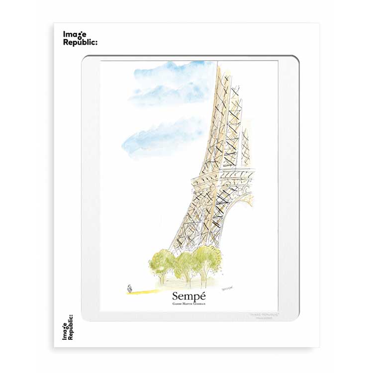 Affiche collection Sempé – Tour Eiffel 40X50cm – Image Republic