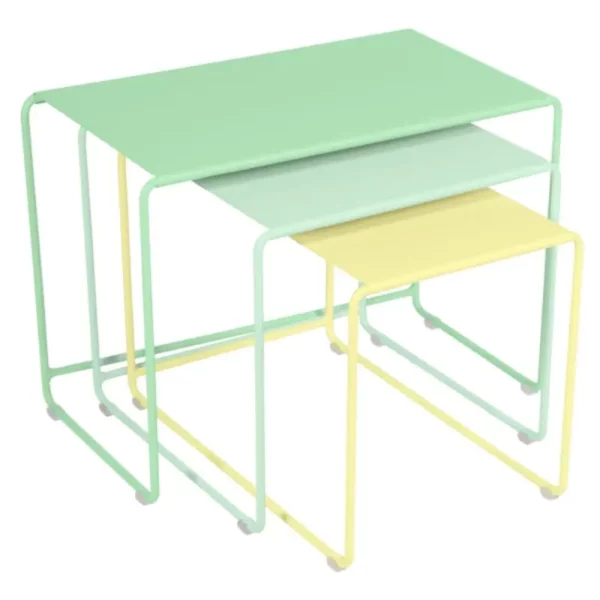 OULALA trio gigogne vert opaline menthe citron