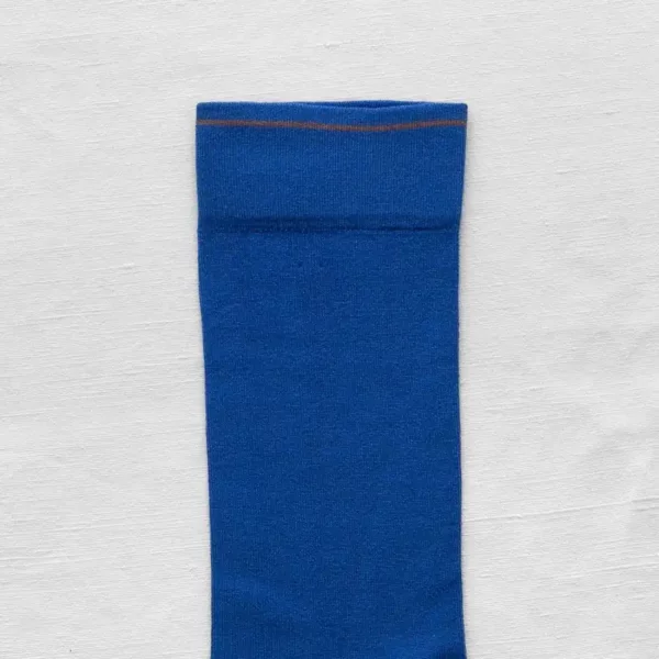 Chaussettes Bonne Maison Uni Cobalt UN142