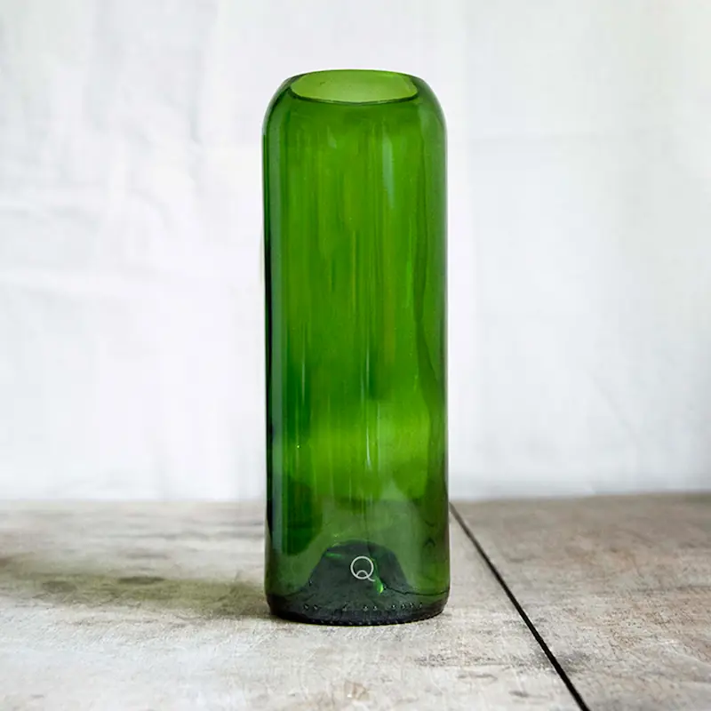 Vases bouteilles de vin recyclées Débattre Q de Bouteilles
