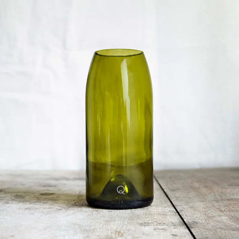 Vase recyclé Rire Q de Bouteilles