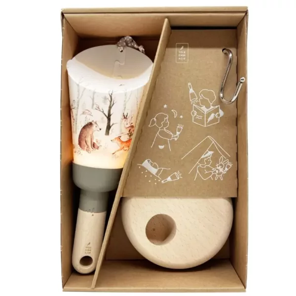 Coffret lampe nomade Forêt Enchantée Taupe Maison Polochon