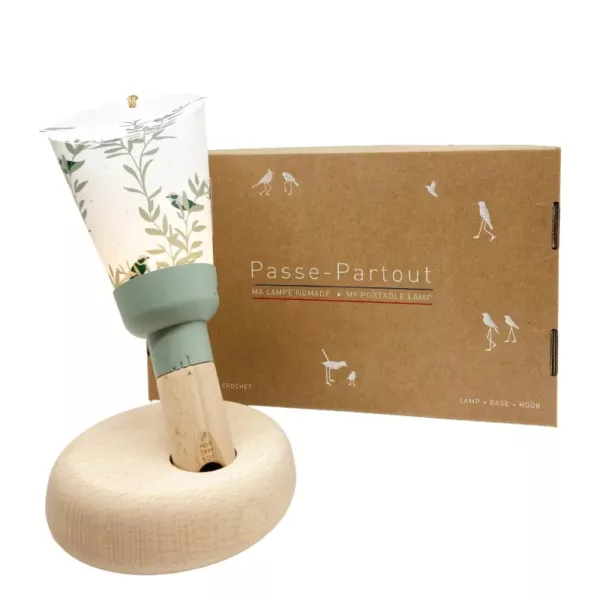 Coffret lampe nomade Charlotte Vert Maison Polochon