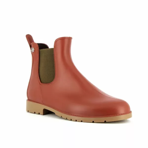 Bottines de pluie Jumpy Méduse® terracotta