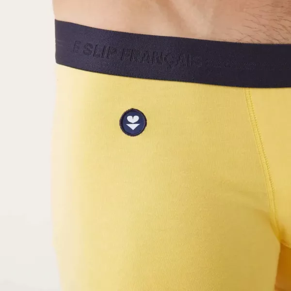 Boxer Marius en coton bio jaune astera Le Slip Français