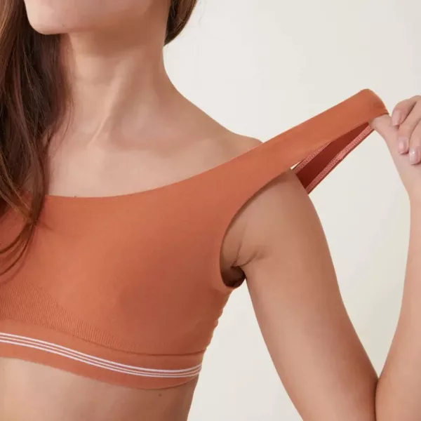 Brassière Anaïs sans couture argile Le Slip Français