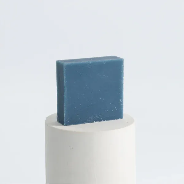 Savon solide Monochrome bleu Savonnerie Ciment