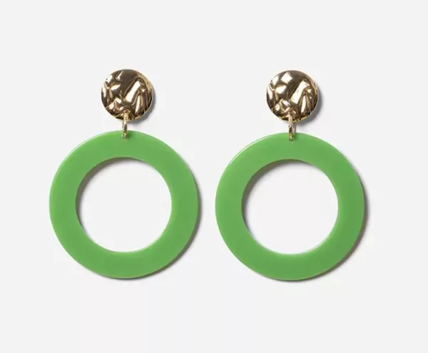 Boucles Blanca vert Chic Alors