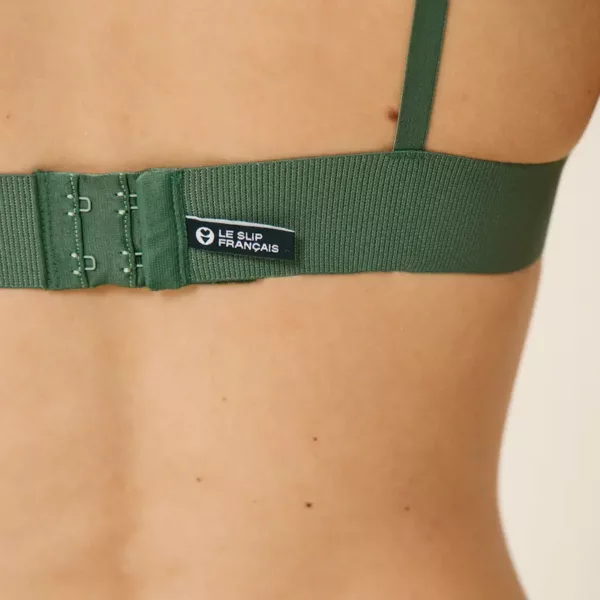 Triangle Agathe dentelle vert Le Slip Français