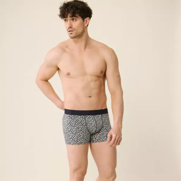 Boxer Marius en coton bio Cami Schiste Le Slip Français