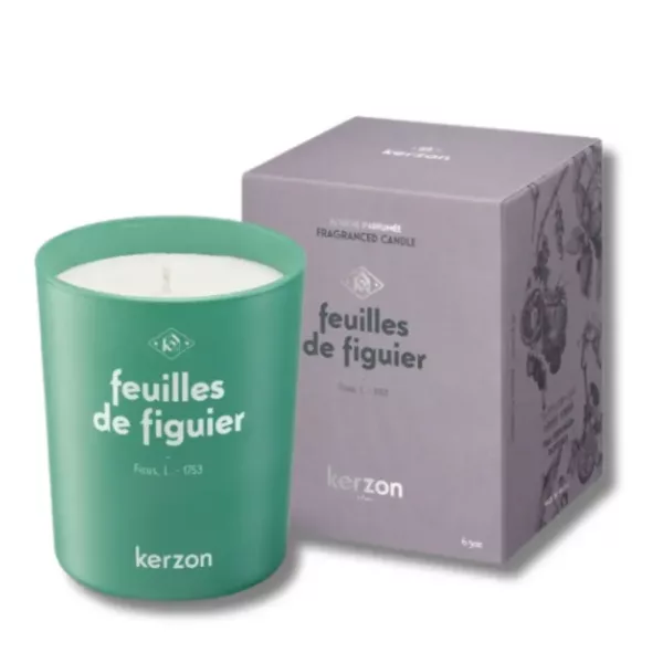 Bougie Parfumée KERZON Feuille de Figuier