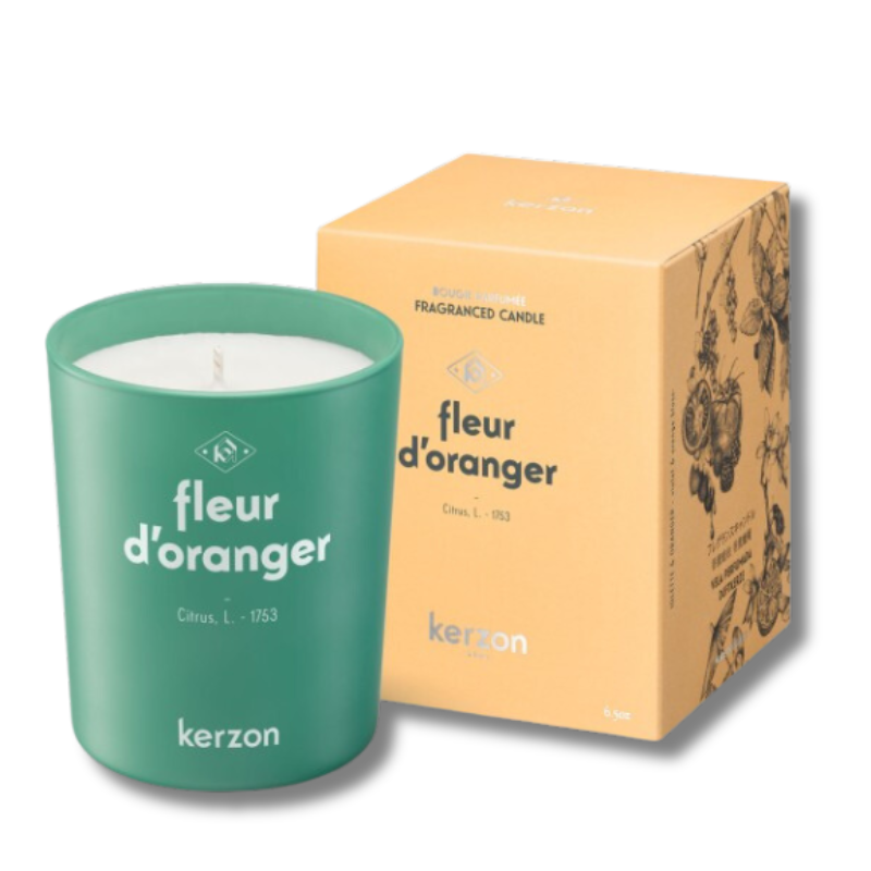 La bougie parfumée Kerzon Fleur d'Oranger