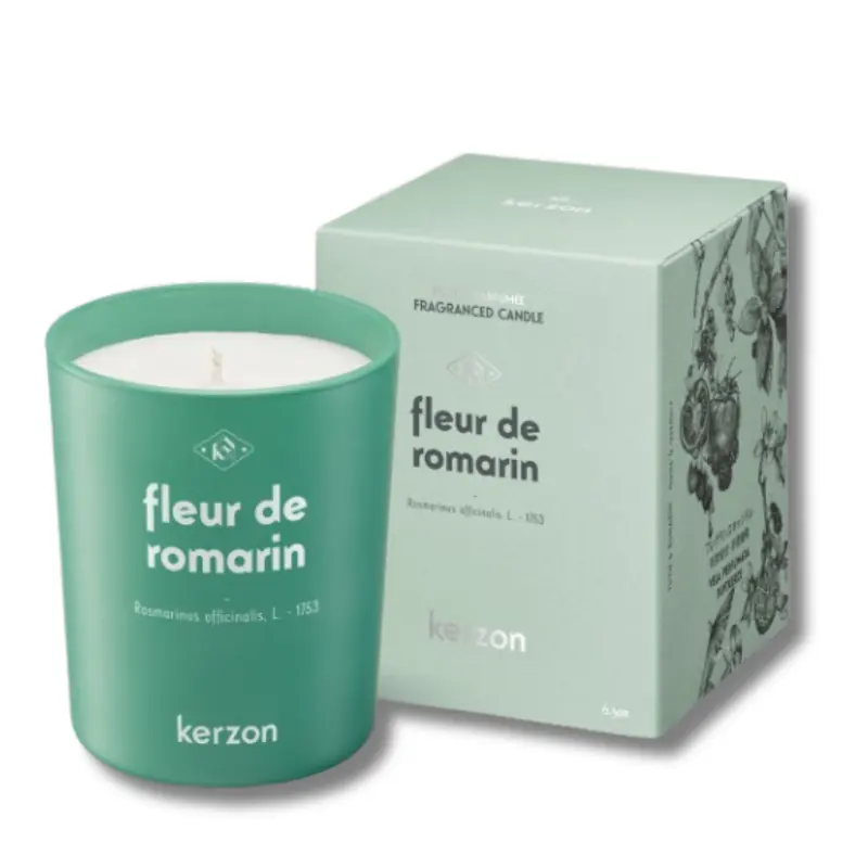 La bougie parfumée Kerzon Fleur de Romarin
