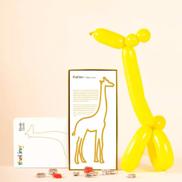 Silhouette murale The Line Kids Girafe