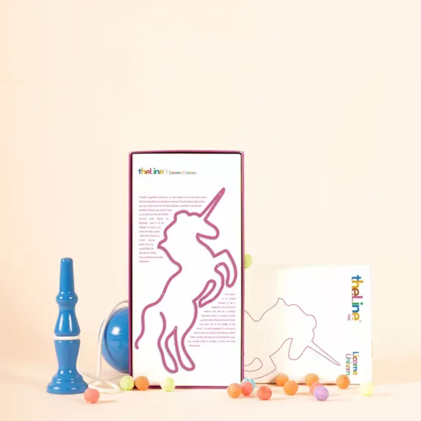 Silhouette murale The Line Kids Licorne