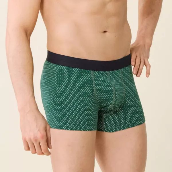 Boxer Marius en coton bio Zig Zag Le Slip Français