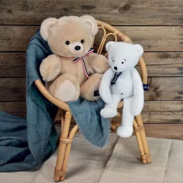 L’ours français en peluche Lou 35 cm