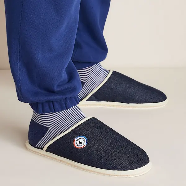 Chaussons mules Flemmarde Jeans La Pantoufle à Pépère