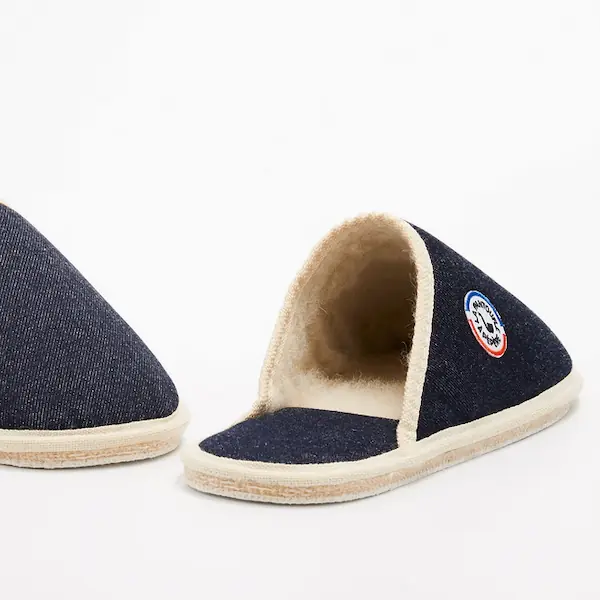 Chaussons mules Flemmarde Jeans La Pantoufle à Pépère