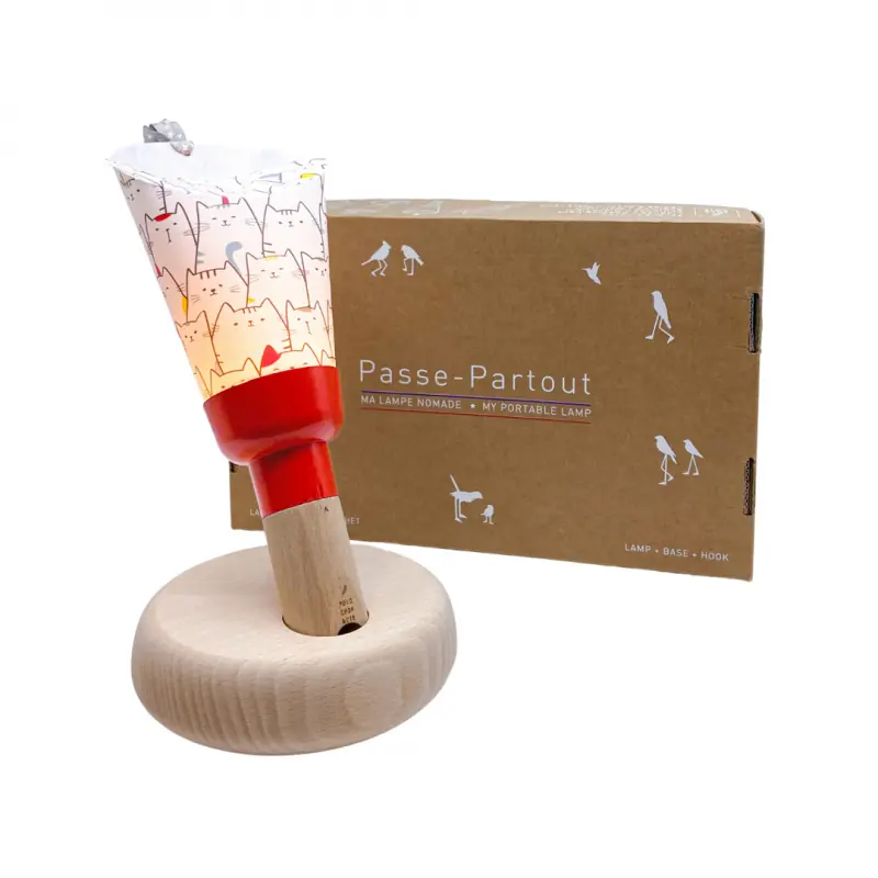 Coffret lampe nomade Chat alors Maison Polochon