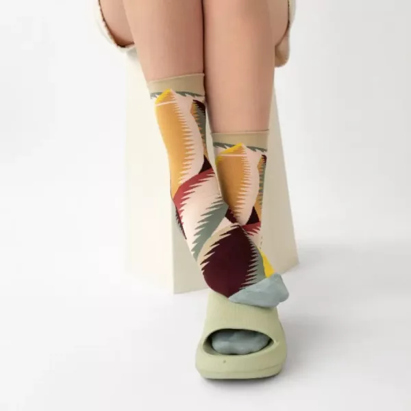 Chaussettes Bonne Maison Abstrait Naturel