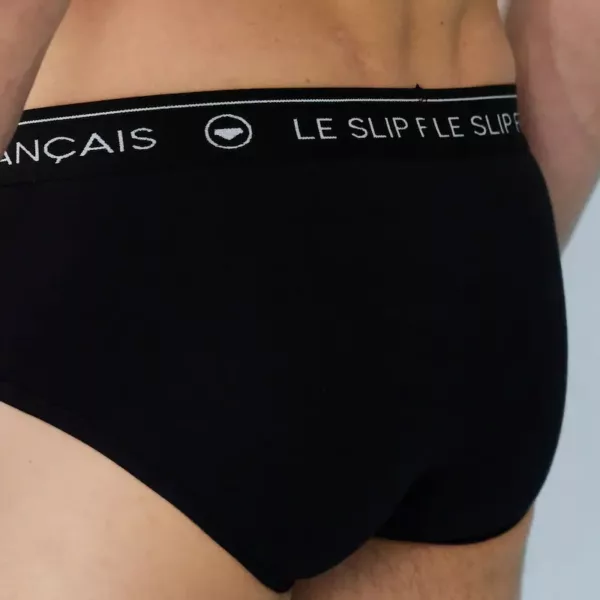 Slip Intrépide noir Le Slip Français