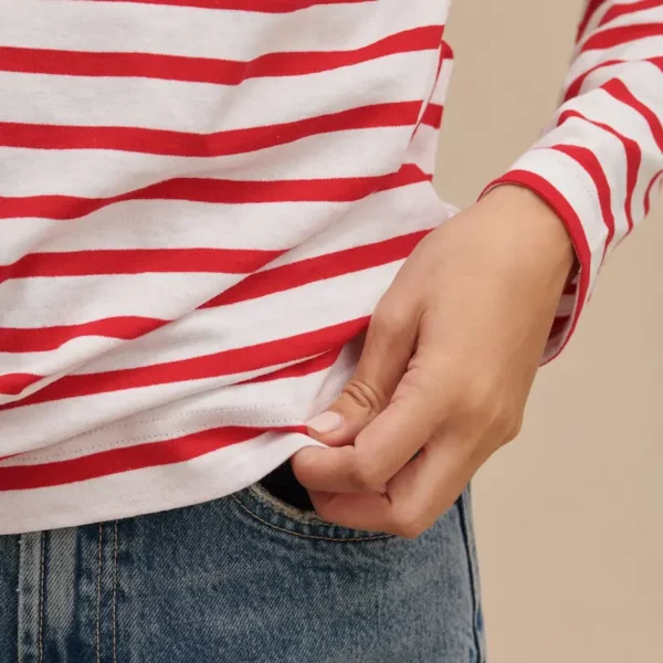 Marinière Le Minor pour femme rouge