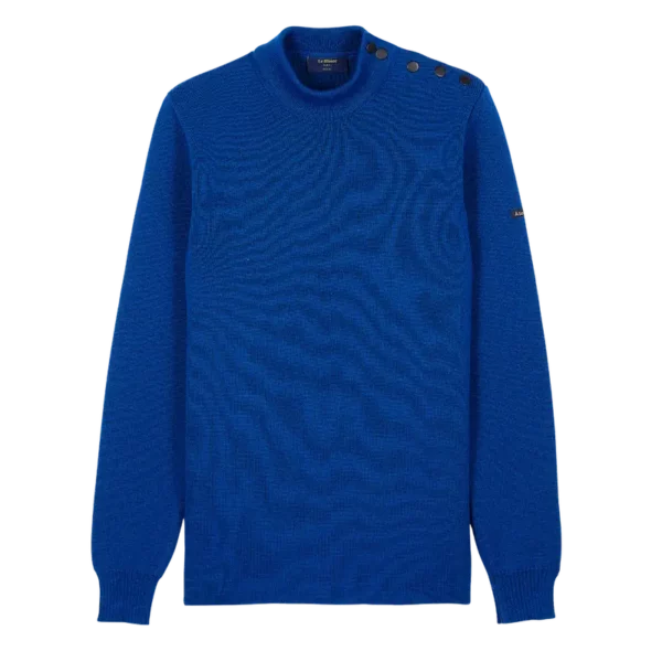 Pull marin Le Minor bleu roy