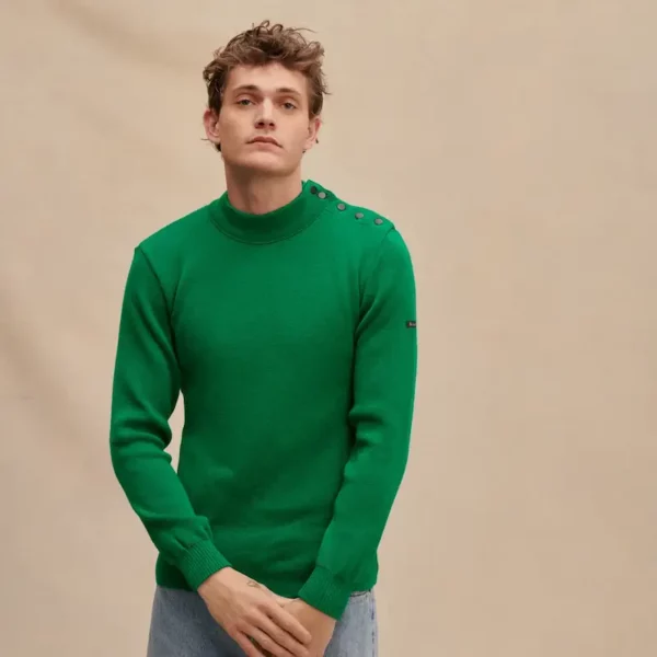 Pull marin Le Minor vert