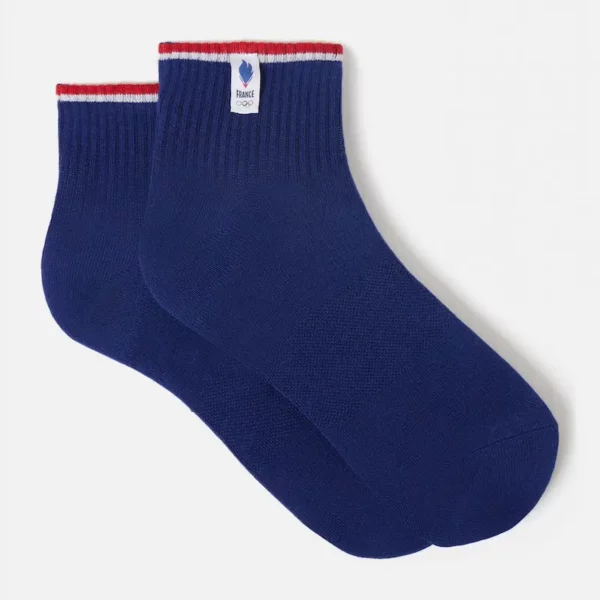 Chaussettes Leon équipe de France bleu