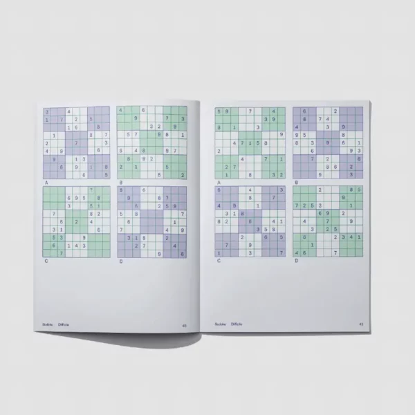 SUMO Duo Sudoku Mots fléchés