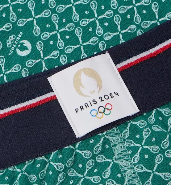 Boxer Marius en coton bio Tennis Paris 2024 Le Slip Français