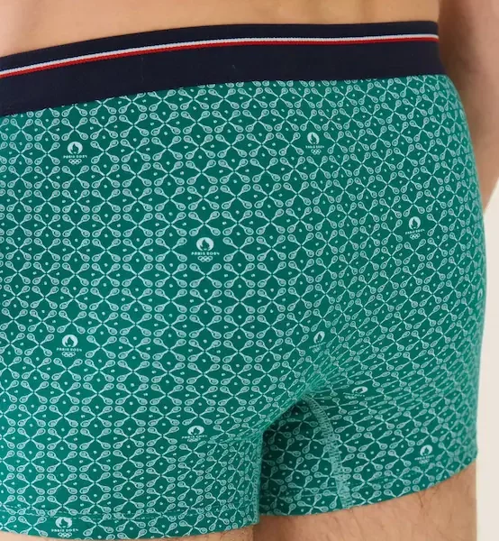 Boxer Marius en coton bio Tennis Paris 2024 Le Slip Français