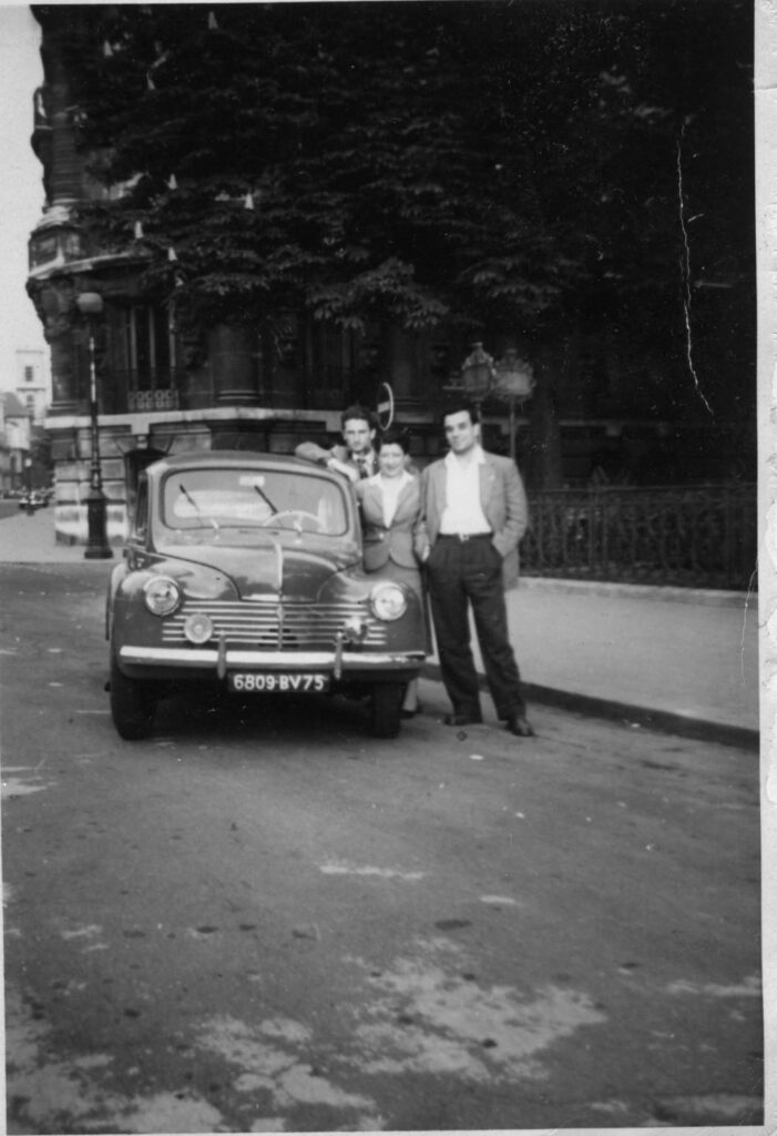 Photo, 1954, mai Yves Klein et Marie Raymond à Paris