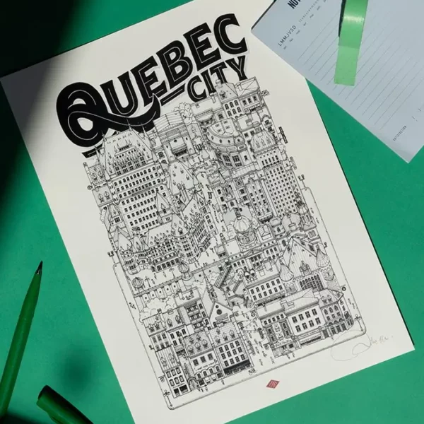 Affiche Québec A4 Docteur Paper