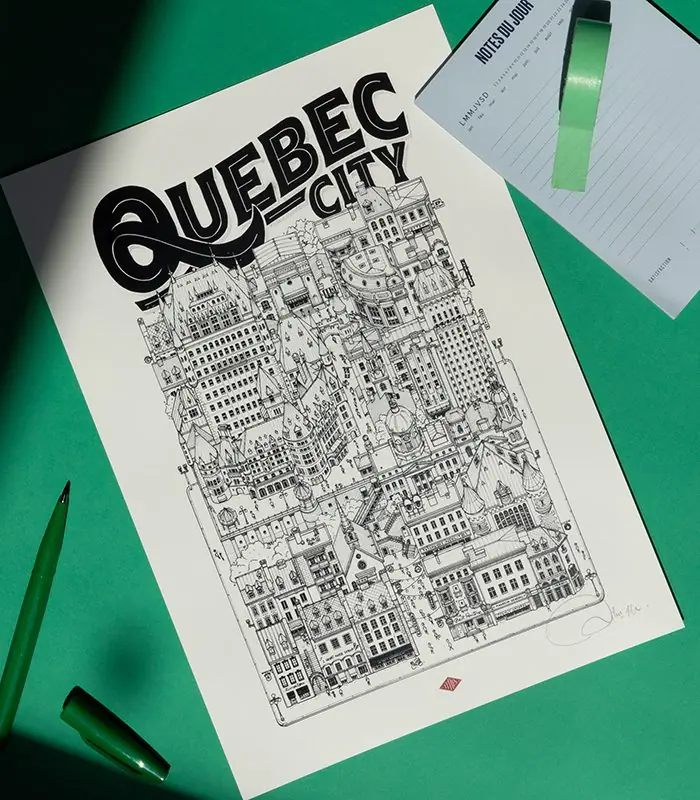 Affiche Québec A4 Docteur Paper